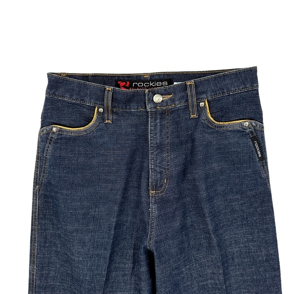 ROCKIES Vintage Jeans Relaxed Long Rise Blue - Picture 3 of 10